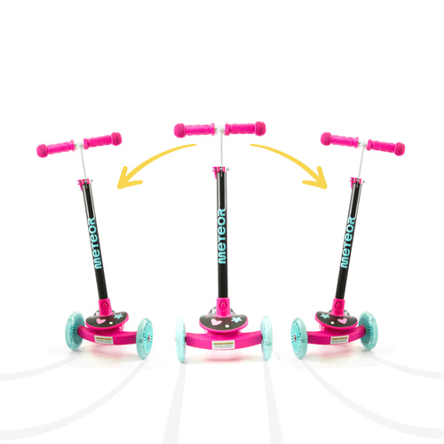 Dreirad-Roller Meteor Funny pink