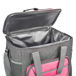 Thermal bag Meteor Frosty 30l pink / gray melange