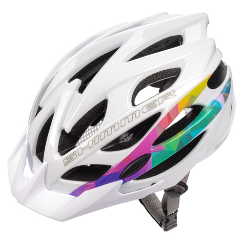 Kask rowerowy Meteor Shimmer S 52-56 cm biały