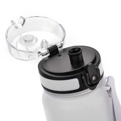 Sports water bottle Meteor 650 ml white