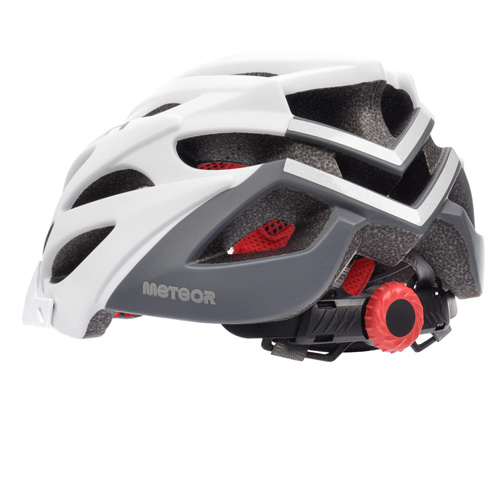 Fahrradhelm Meteor Marven S 52-56 cm weiß/grau
