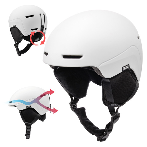 Skihelm Meteor Avalo M 55-58 cm weiß