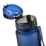 Sports water bottle Meteor 1000 ml navy blue