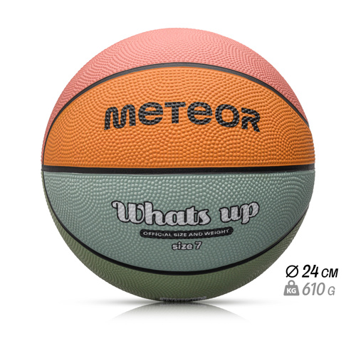 Basketball Meteor What's up 7 hellblau/orange