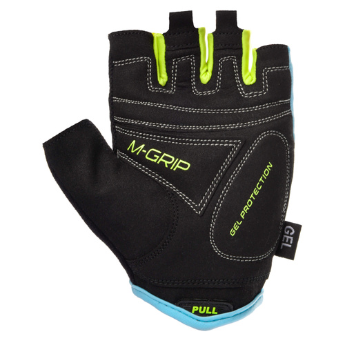 Fahrradhandschuhe Meteor Gel GX38 M blau-grün