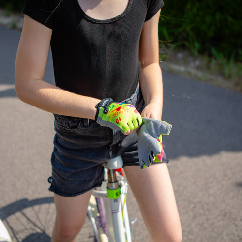 Meteor Kids M Dino cycling gloves