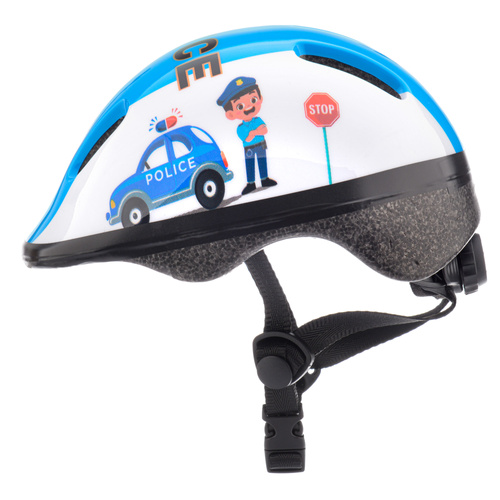 Kids bike helmet KS06 S 48-52 cm Police