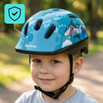 Kinderfahrradhelm Meteor KS06 XS 44-48 cm Baby Hai