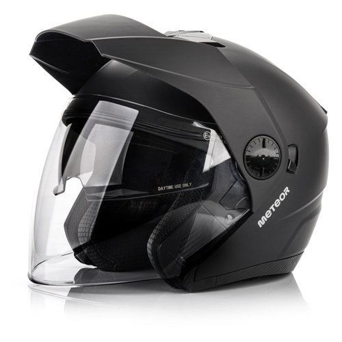 Kask motocyklowy Meteor Hekato L 59-60 cm czarny