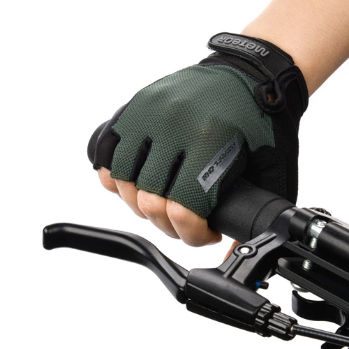 Bike gloves Meteor MX52 M black/green