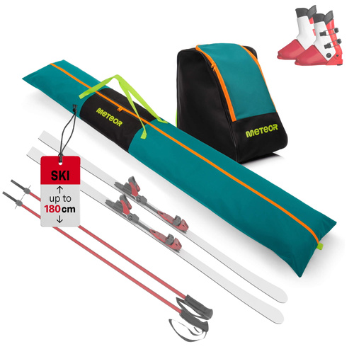 Ski set Meteor Croma green/black