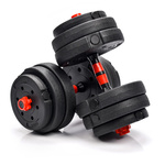 Meteor 30 KG bituminous dumbbell set