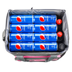 Thermal bag Meteor Frosty 30l pink / gray melange
