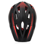 Full-face bicycle helmet Meteor Lupus S 48-52 cm black/red