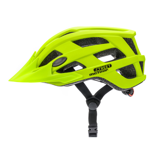 Cycling helmet Meteor Street M 55-58 cm neon yellow