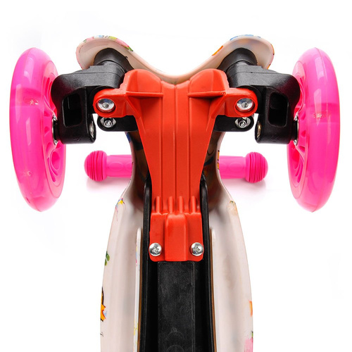 Dreirad-Roller mit geführten Rädern Meteor Tucan Butterflies