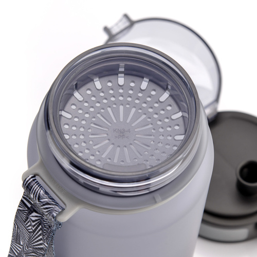 Sports water bottle Meteor 650 ml grey