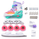 Inline skates Meteor 4in1 Cream M 34-37