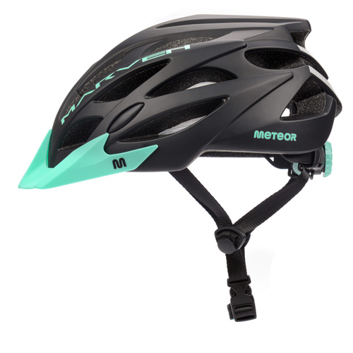 Fahrradhelm Meteor Marven S 52-56 cm schwarz/mint