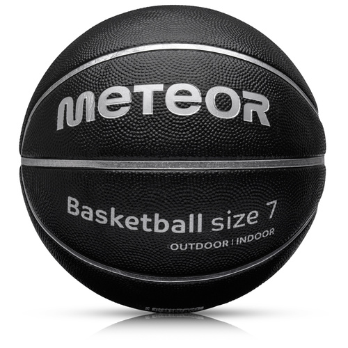 Cellular Training Meteor Basketball  #7 black/silver 8 panels