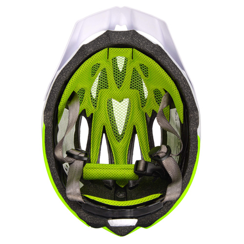 Fahrradhelm Meteor Marven S 52-56 cm weiß/neongrün