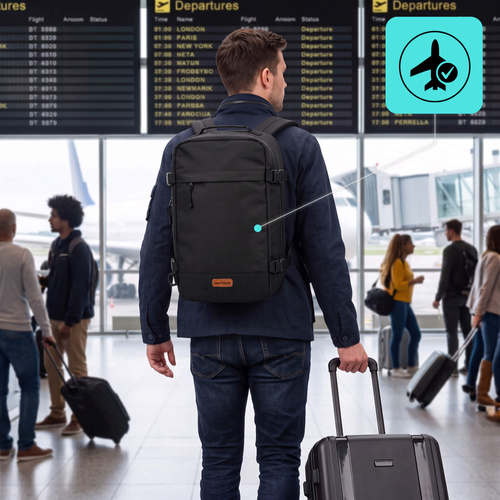 Meteor Hermod backpack 20 l black