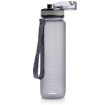 Sports water bottle Meteor 1000 ml grey