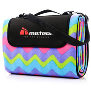 Picnic Blanket Meteor XL 180x200 cm Multicolour Zigzag