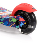 METEOR SCOOTER THREE-WHEEL WITH LED WHEELS TUCAN DINOSAUR