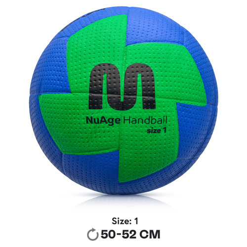 Piłka ręczna Meteor Nuage junior 1 niebieski/zielony