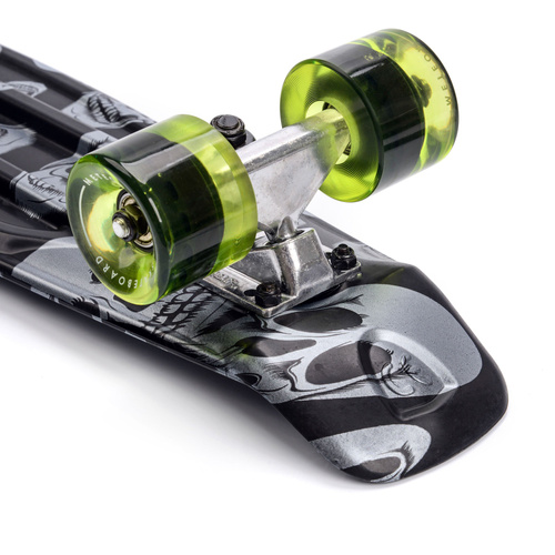 Plastic skateboard Meteor Multiboard Skulls