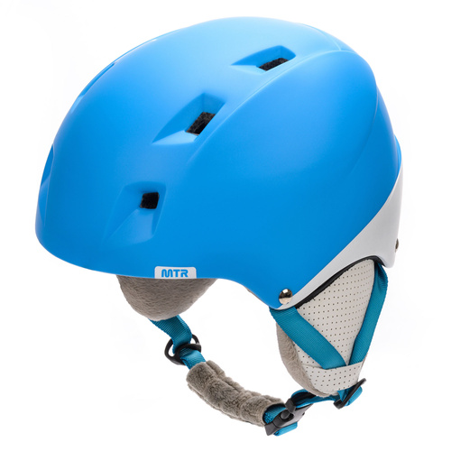 Skihelm Meteor Kiona M blau/weiss 55-58cm