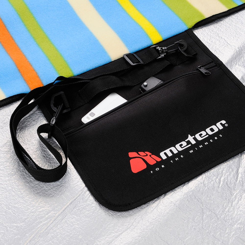 Picnic Blanket Meteor 2XL 200x200 cm Multicolor Stripes