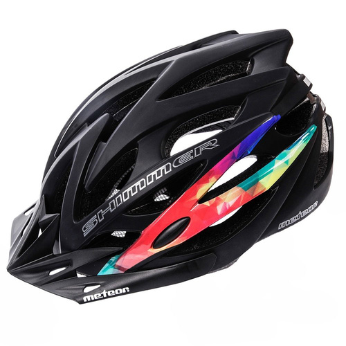 Meteor cycling helmet Shimmer M black