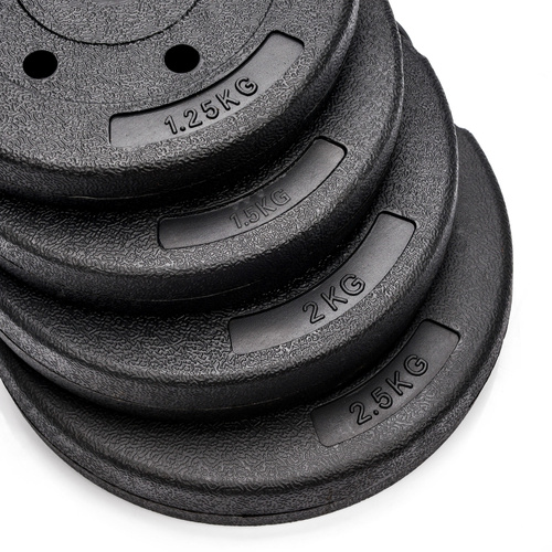Meteor 30 KG bituminous dumbbell set