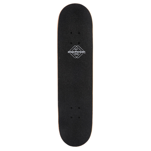 Holz-Skateboard Meteor schwarz/grau