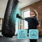 Boxing Set Meteor punching bag 12 kg and boxing gloves 6 oz