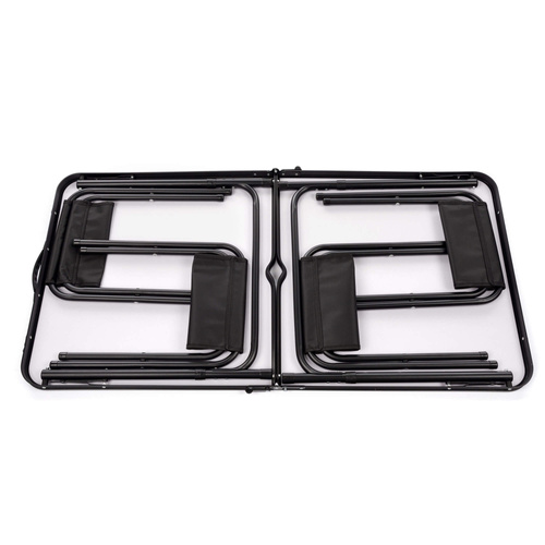 Stół składany z krzesłami Meteor Pesta wood