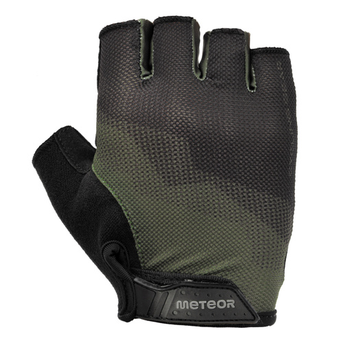 Fahrradhandschuhe Meteor MX21 M schwarz/dunkelgrün