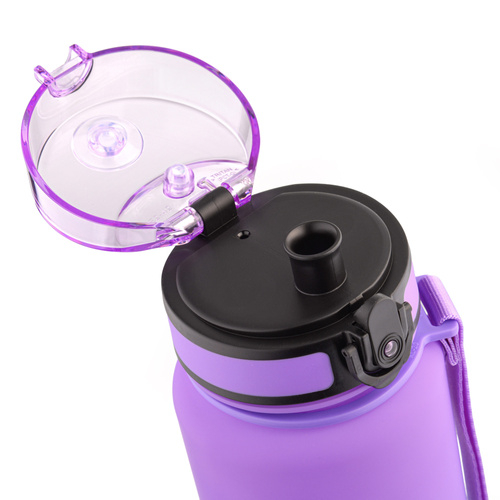 Bidon sportowy Meteor 1000 ml fioletowy/błękitny