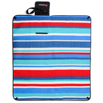 Picknickdecke Meteor L 120x135 cm navy/rot/weiß
