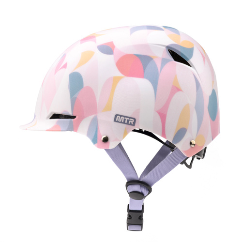 Kask rowerowy dla dzieci Meteor KS02 S 48-52 cm Cool pastel