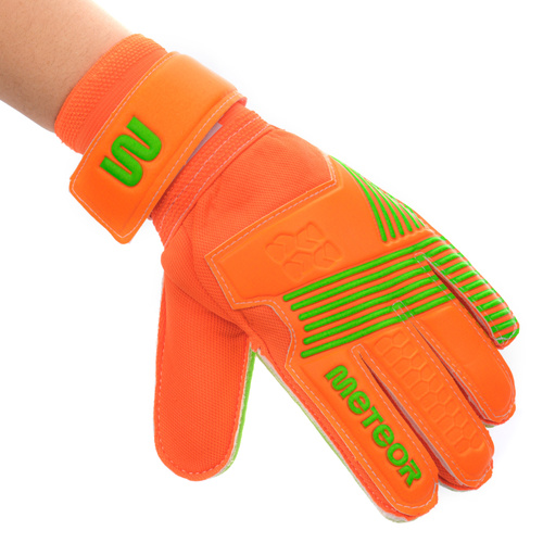 Meteor Catch 5 orange goalkeeper gloves