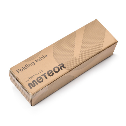Meteor Bankada folding table silver