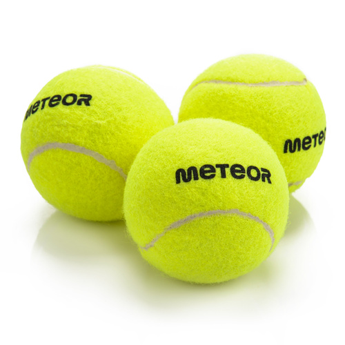 Piłki do tenisa ziemnego Meteor 3 szt.