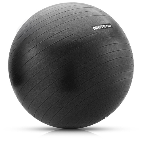 Fitnessball Meteor 55 cm schwarz