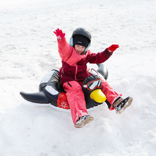 Aufblasbare Schneerutscher Meteor Penguin Schwarz/Rot
