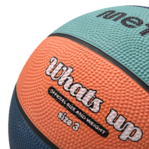 Basketball Meteor What's up 3 blau/orange