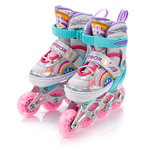 Inlineskates Meteor für Kinder S 30-33 Rainbow