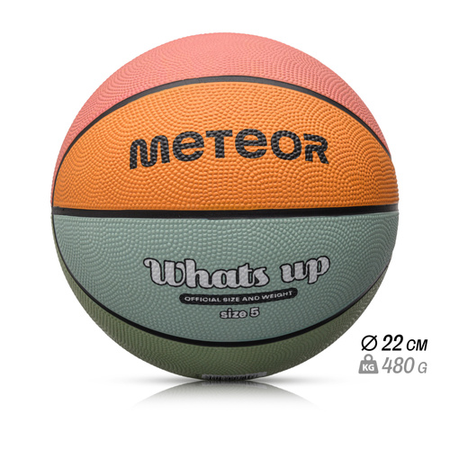 Basketball Meteor What's up 5 hellblau/orange